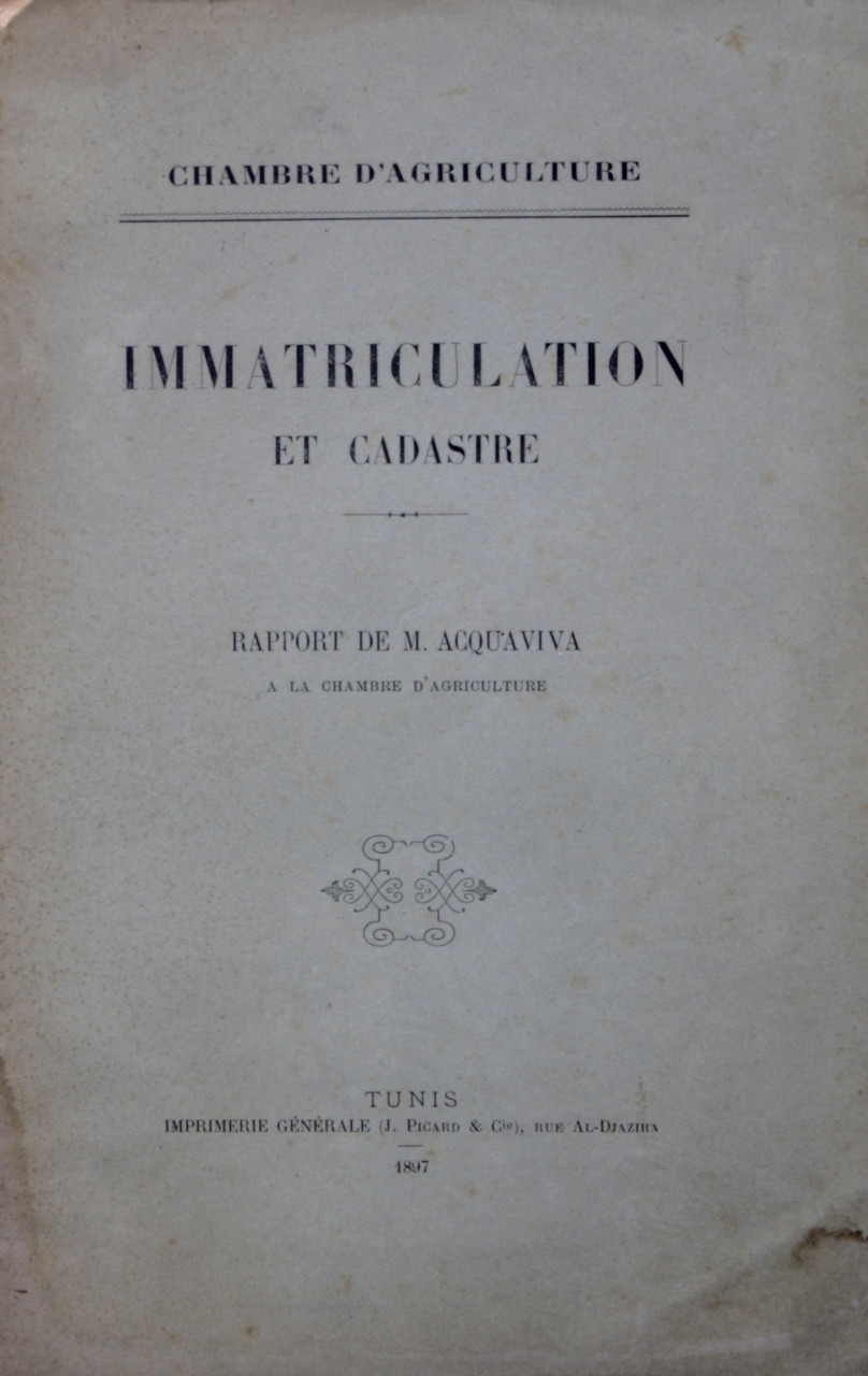 Immatriculation et cadastre